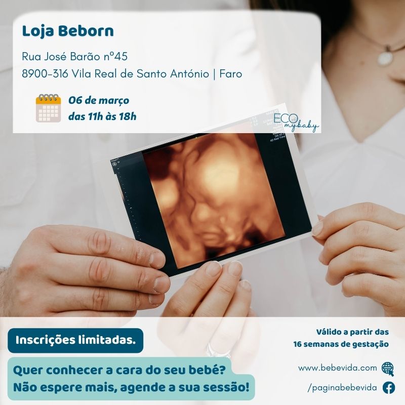 06 março | Faro | Vila Real de Santo António | Loja Beborn | das 11h às 18h | ECO 4D