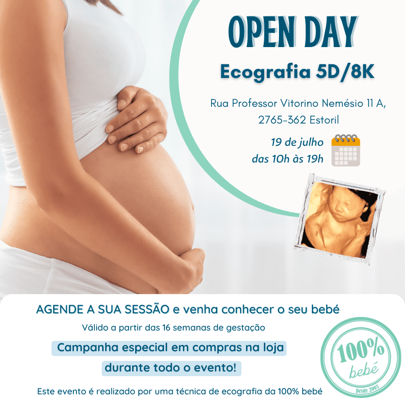 100% bebé | Estoril | Lisboa | Ecografias 4D | das 10h às 19h