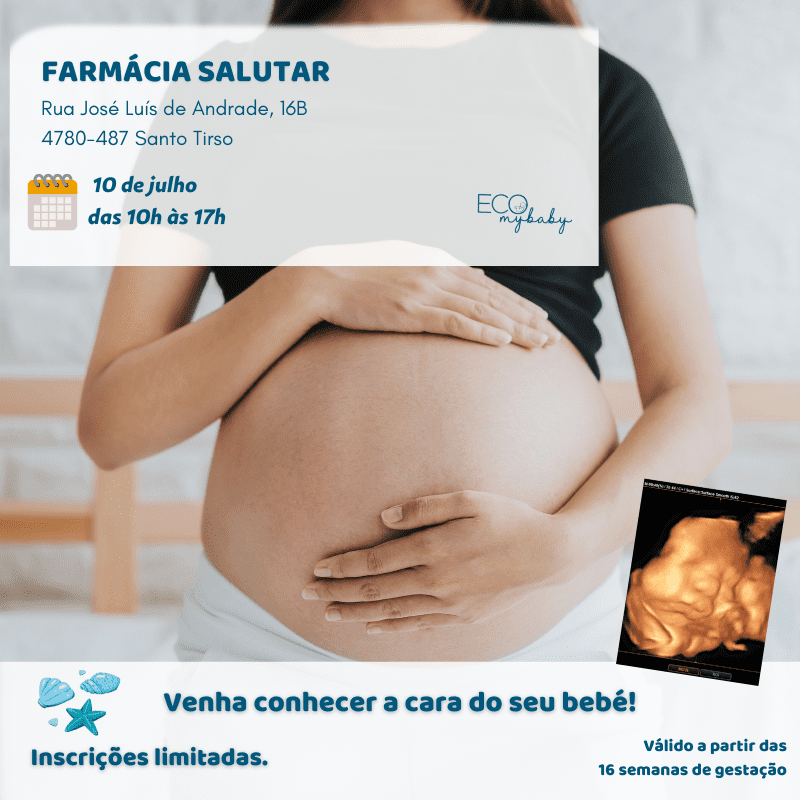 Farmácia Salutar | 10 de julho | Ecografias 4D | Santo Tirso | Porto | Das 10h às 17h