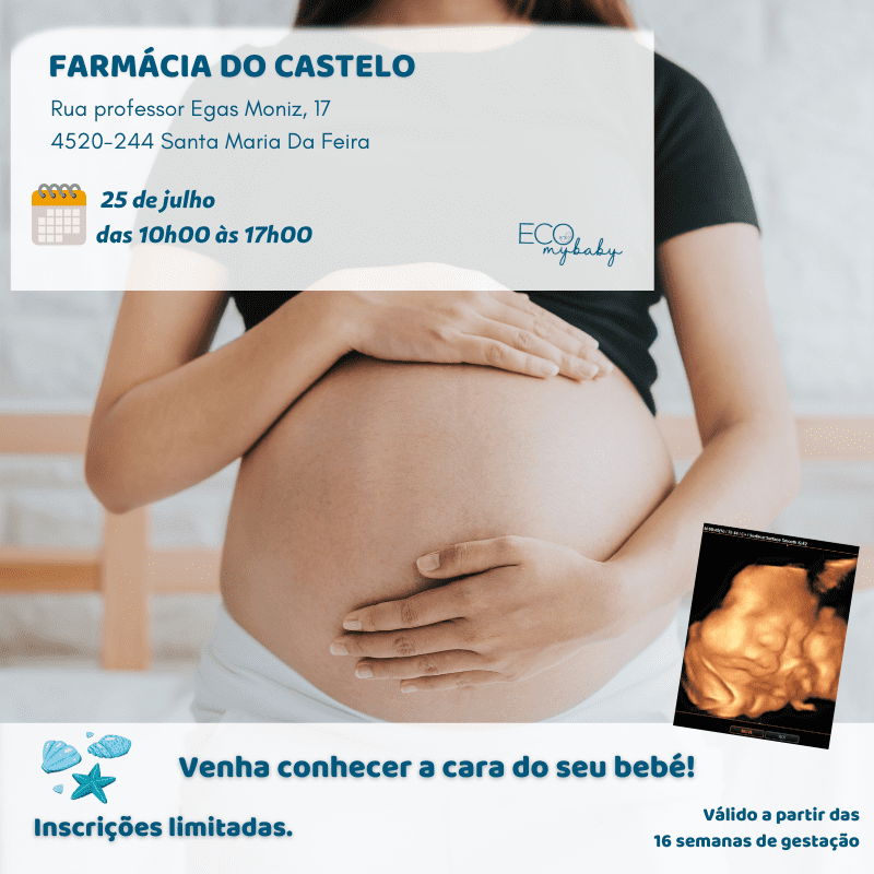 25 de julho | Santa Maria da Feira | Aveiro | Farmácia Castelo | Eco 4D | das 10h às 17h
