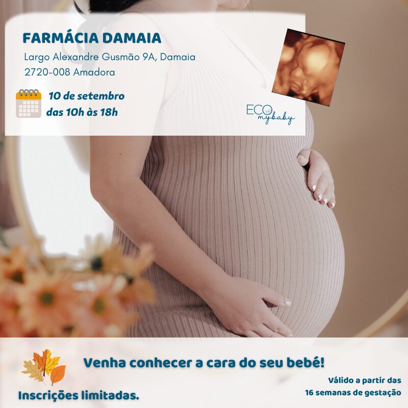 10 de setembro | Amadora | Lisboa | Farmácia Damaia | Eco 4D | Das 10h às 18h
