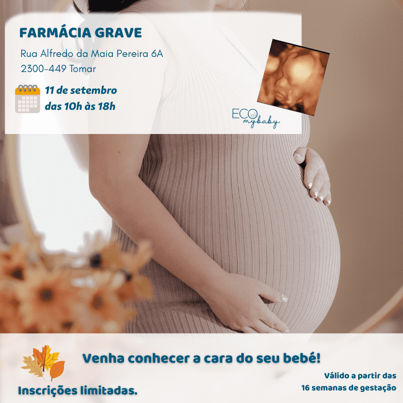 11 de setembro | Santarém | Tomar | Grávidas | Eco 4D | Das 10h às 18h