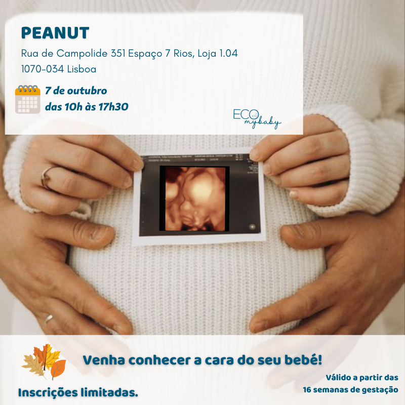 7 de outubro | Lisboa | Peanut | Eco 4D | Grávida 