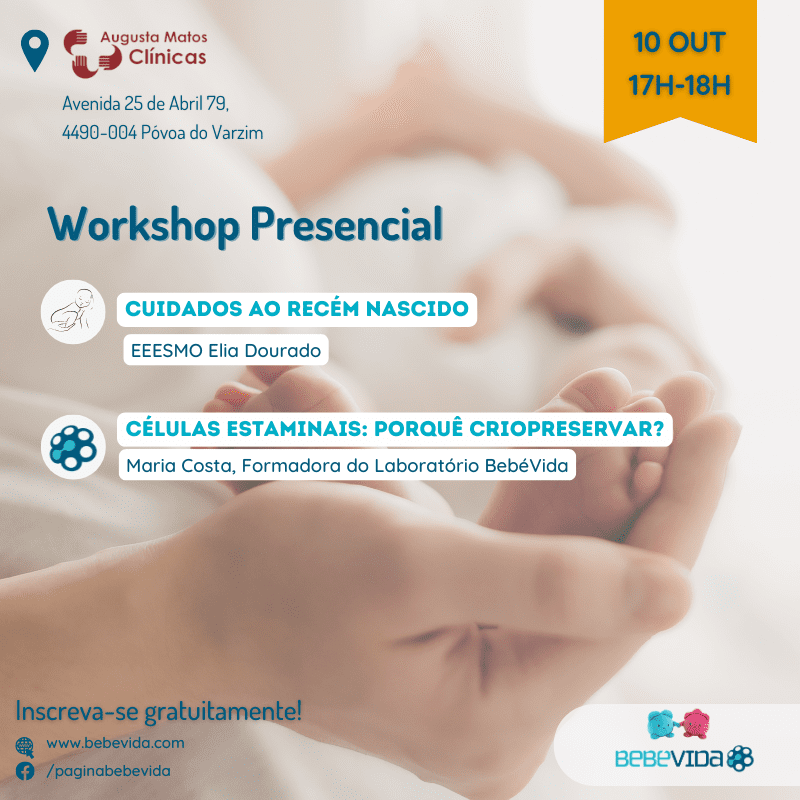 10 de outubro | Póvoa do Varzim | Presencial | Criopreservação | Células estaminais: Porquê criopreservar 