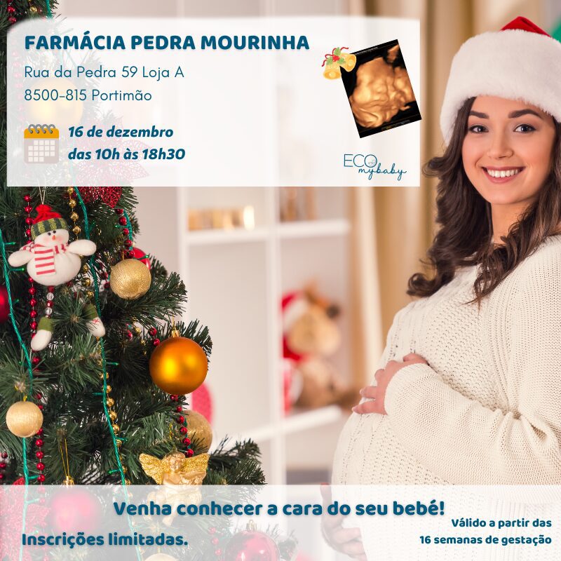 Farmácia Pedra Mourinha | 16 de dezembro | Eco 4D | Grávida | Das 10h às 18h30