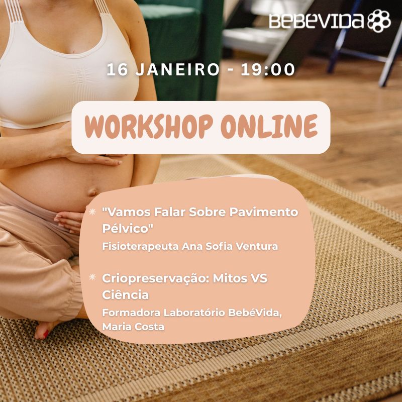 Workshop Online Mamãs Sem Dúvidas | "Vamos Falar Sobre Pavimento Pélvico" 16 janeiro | 19h 