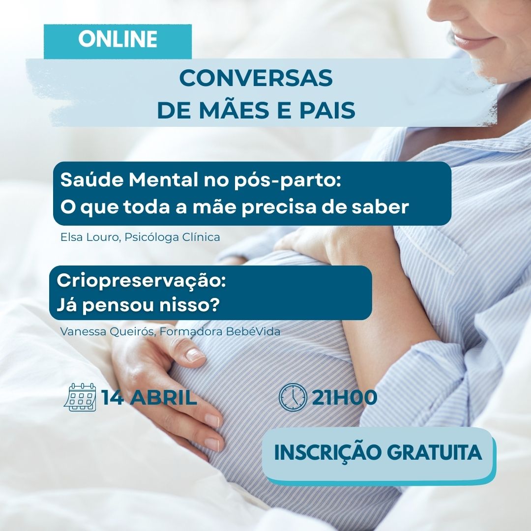 Workshop Online Conversas de Mães e Pais 14 abril 21h