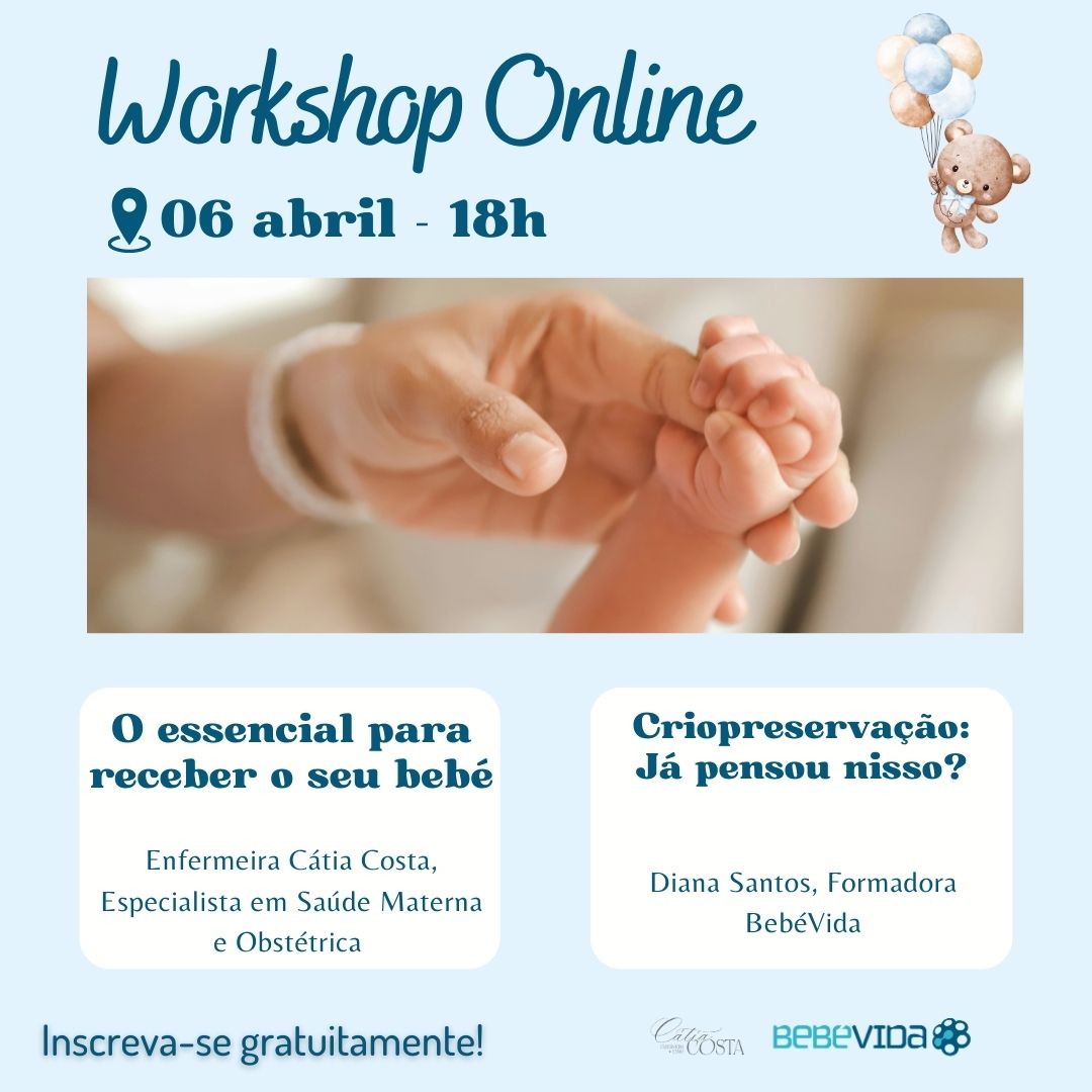 Workshop Online O Essencial para Receber o seu Bebé 06 abril