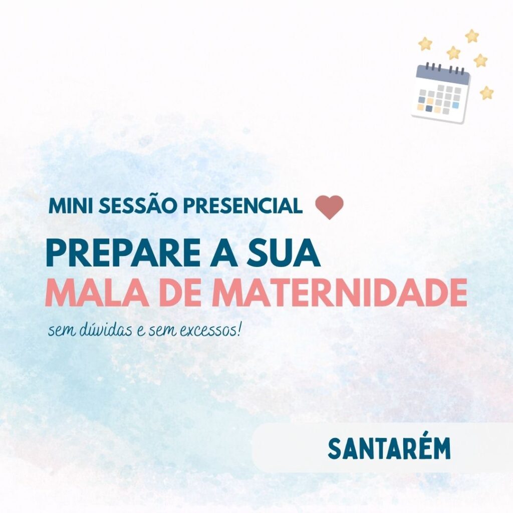 Prepare a sua mala de maternidade