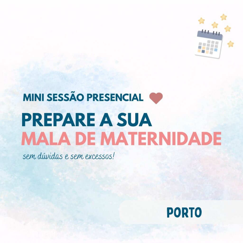 Prepare a sua mala de maternidade