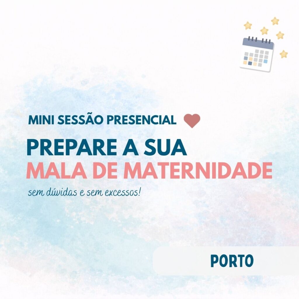 Prepare a sua mala de maternidade