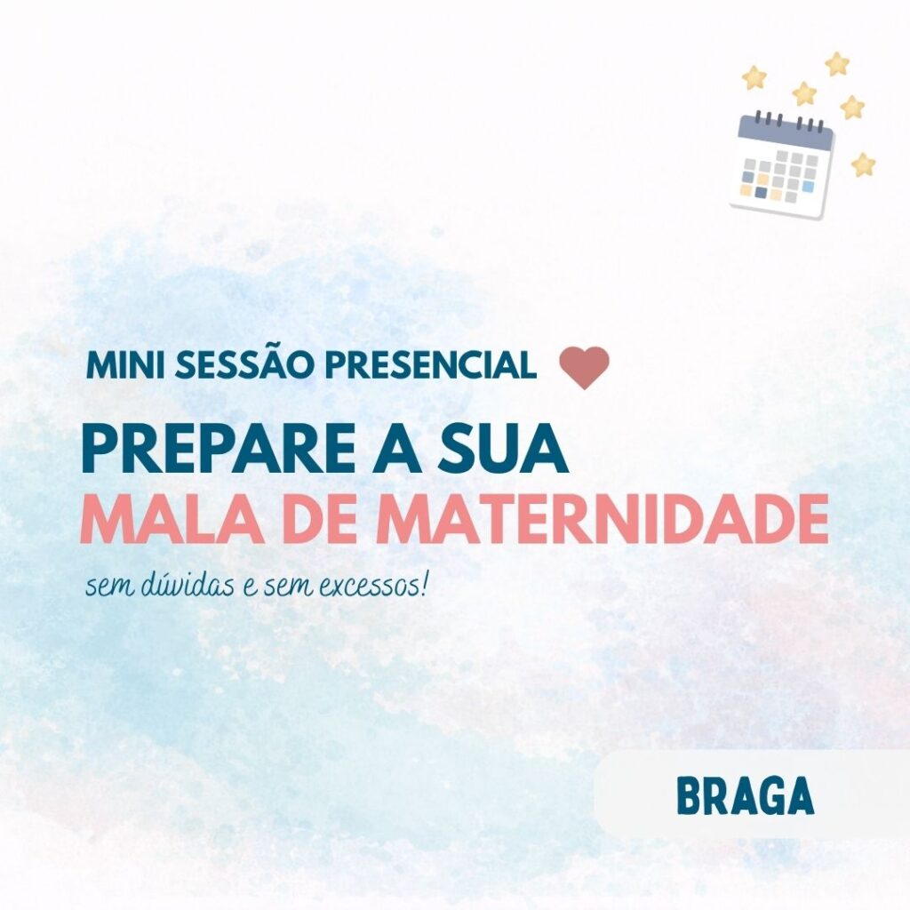 Prepare a sua mala de maternidade