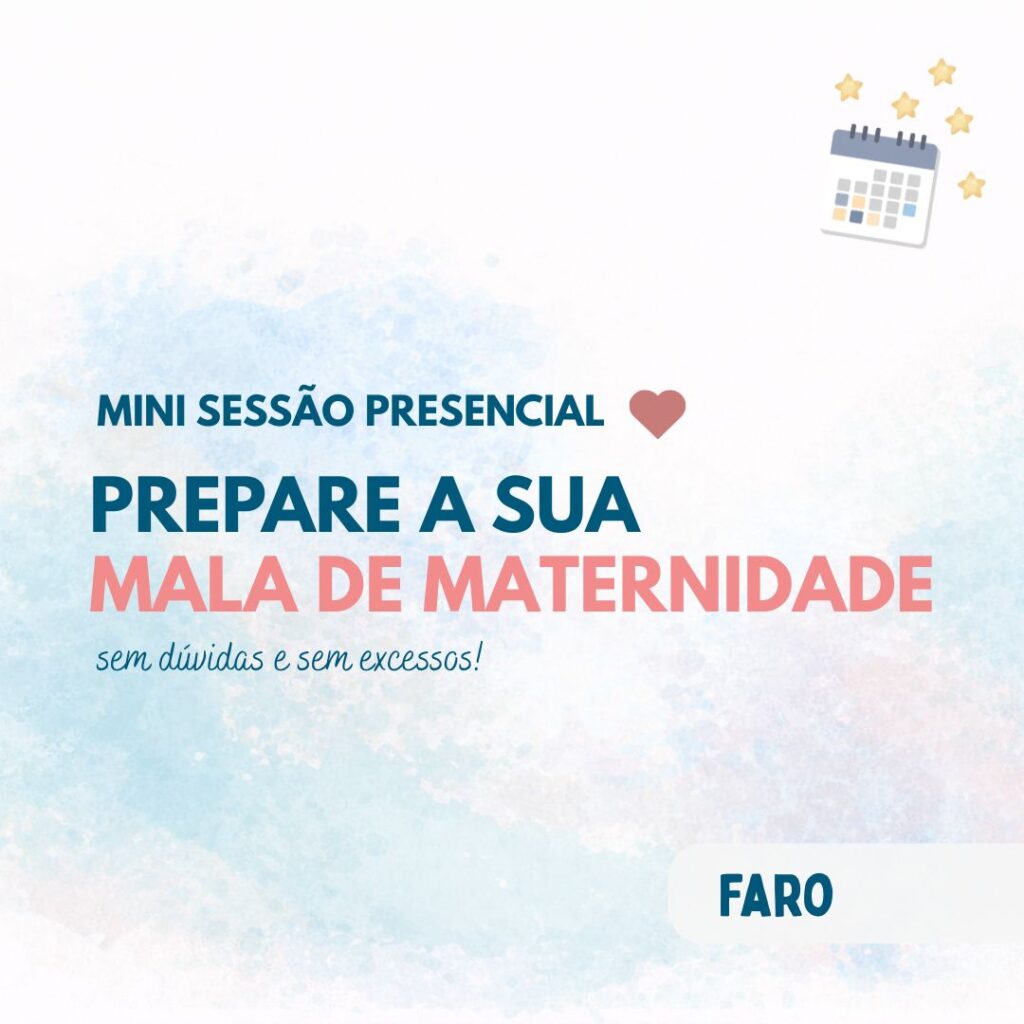 Prepare a sua mala de maternidade