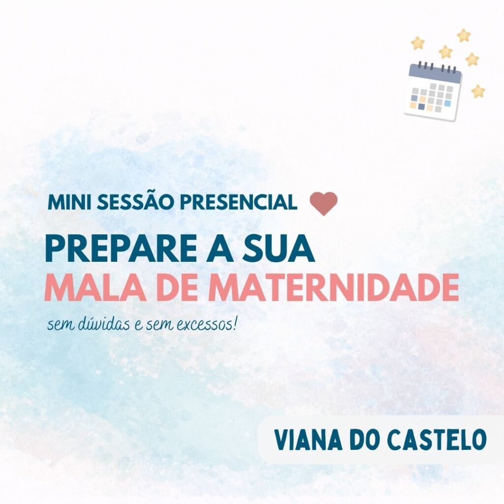 Prepare a sua mala de maternidade